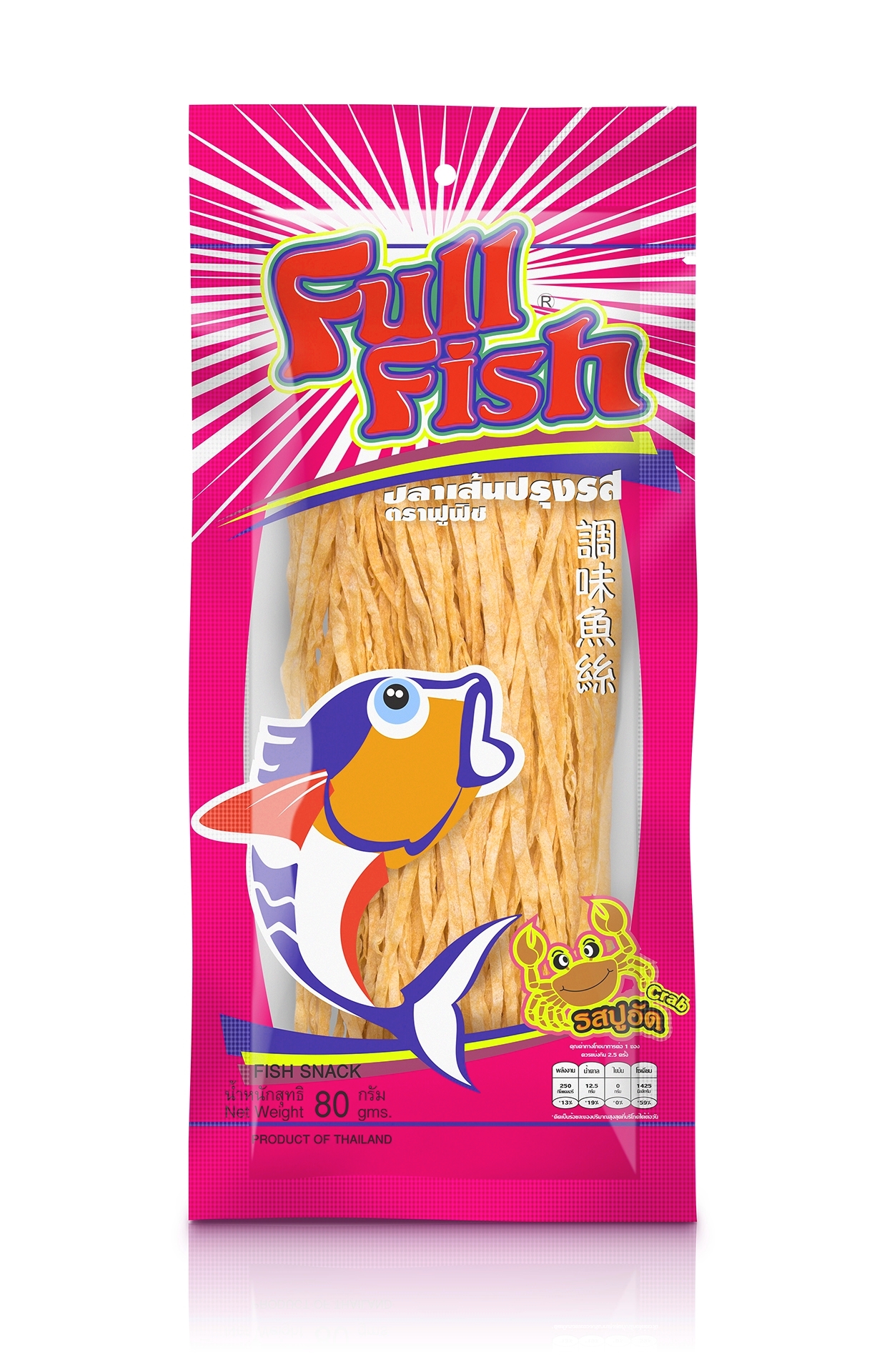 Snack cá Fullfish vị cua 80gr 